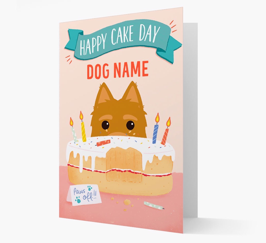Happy Cake Day: Personalised {breedFullName} Card