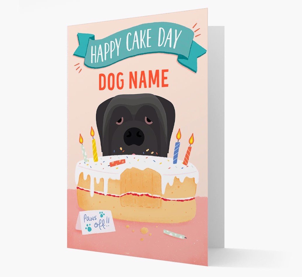 Happy Cake Day: Personalised {breedFullName} Card