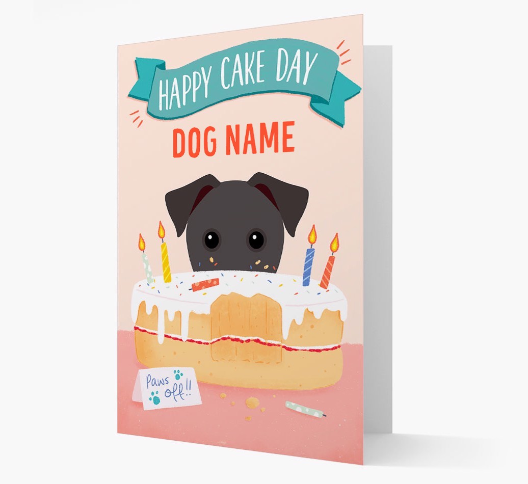 Happy Cake Day: Personalised {breedFullName} Card