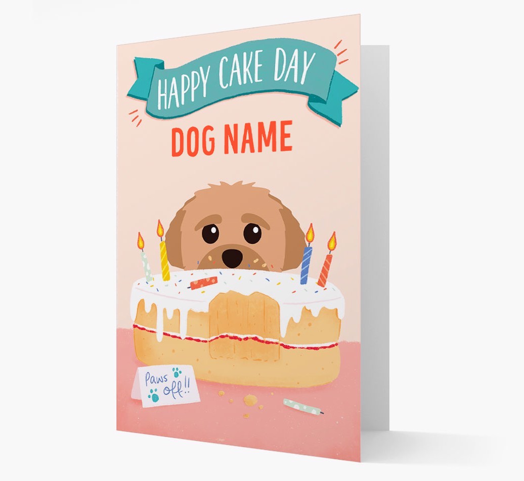 Happy Cake Day: Personalised {breedFullName} Card
