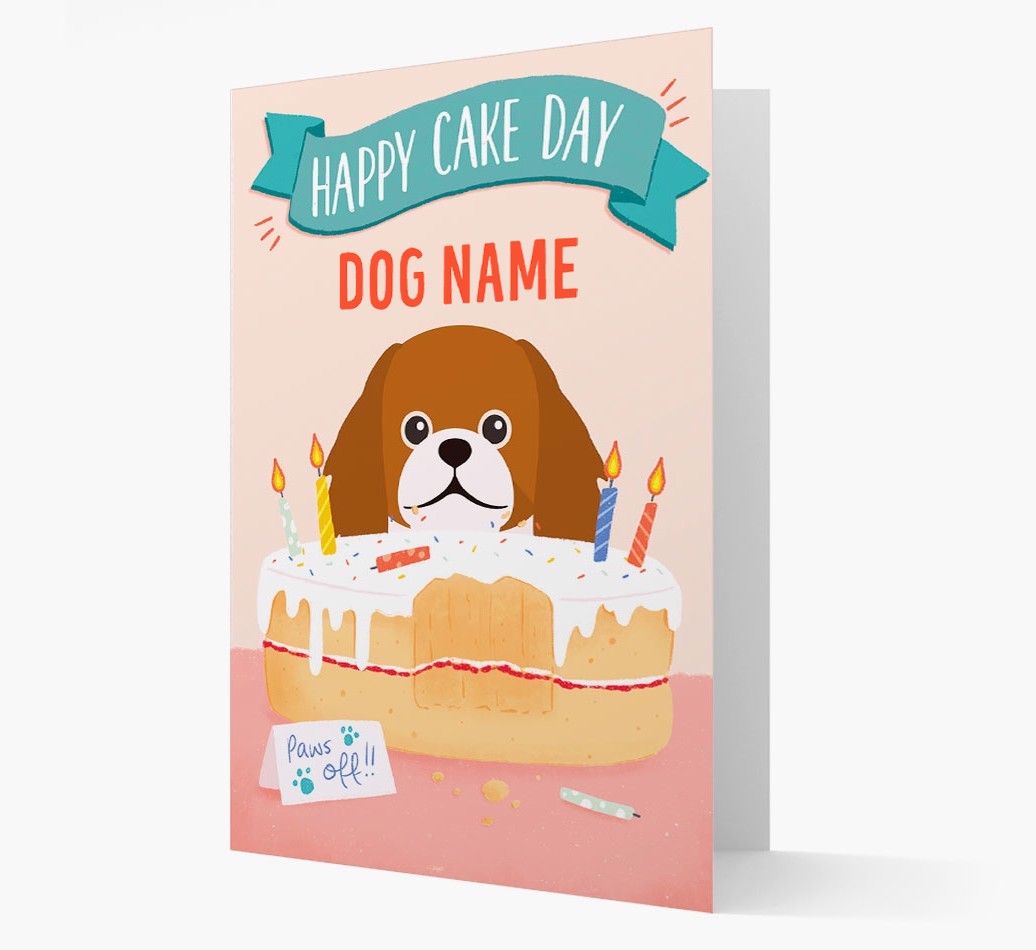 Happy Cake Day: Personalised {breedFullName} Card