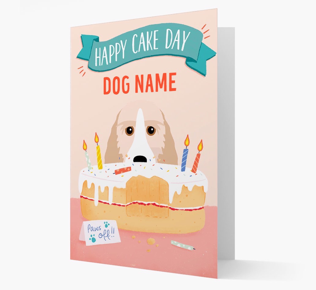 Happy Cake Day: Personalised {breedFullName} Card