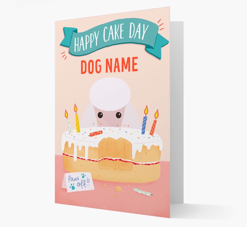 Happy Cake Day: Personalised {breedFullName} Card