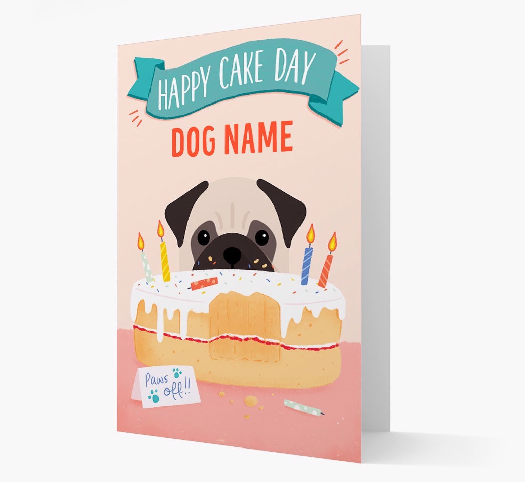 Happy Cake Day: Personalised {breedFullName} Card