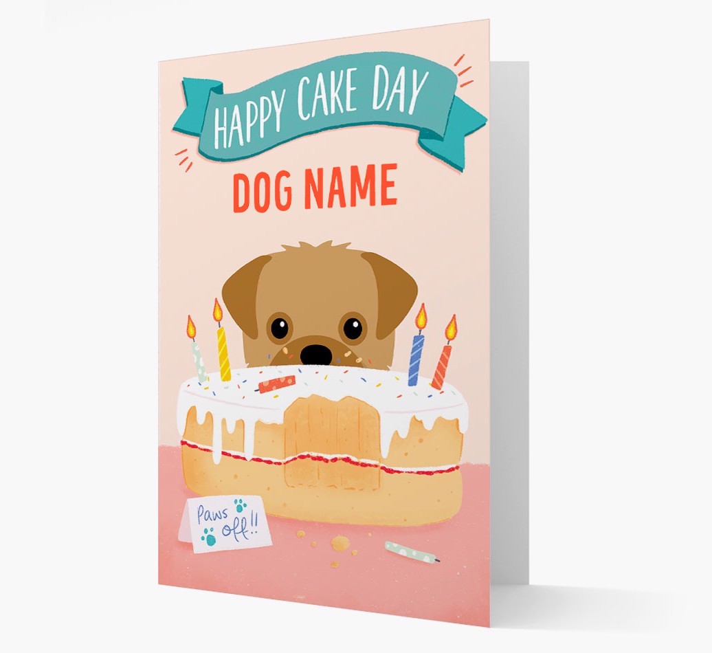 Happy Cake Day: Personalised {breedFullName} Card