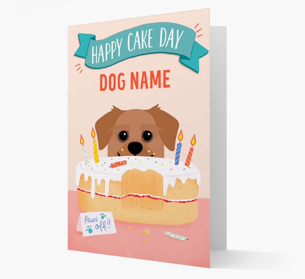 Happy Cake Day: Personalised {breedFullName} Card
