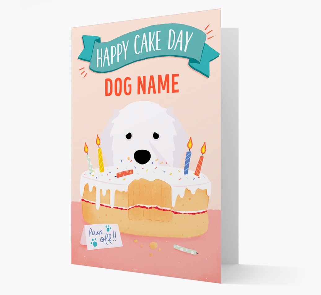 Happy Cake Day: Personalised {breedFullName} Card