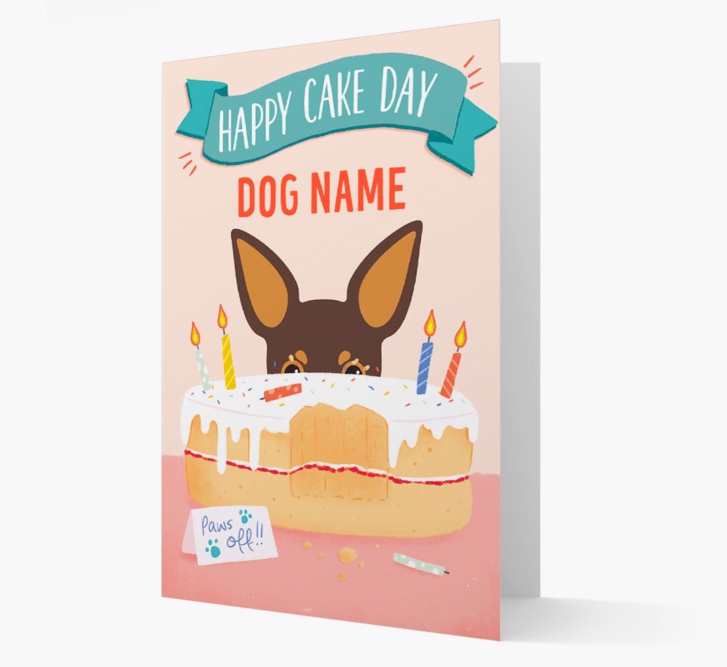 Happy Cake Day: Personalised {breedFullName} Card