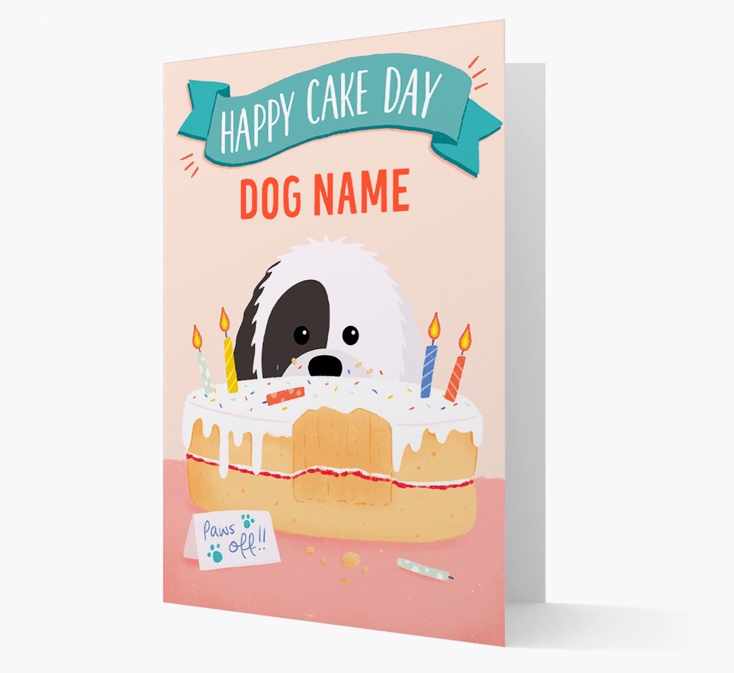 Happy Cake Day: Personalised {breedFullName} Card