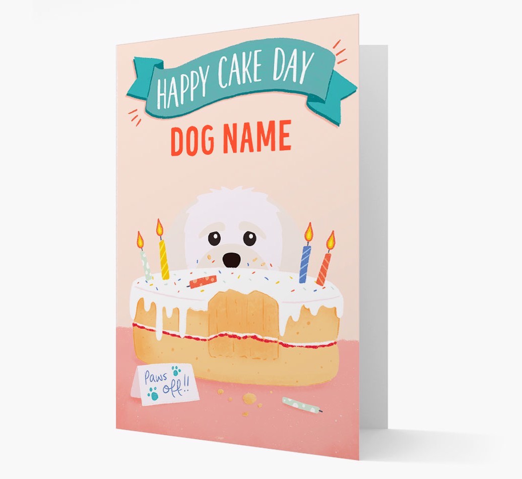 Happy Cake Day: Personalised {breedFullName} Card