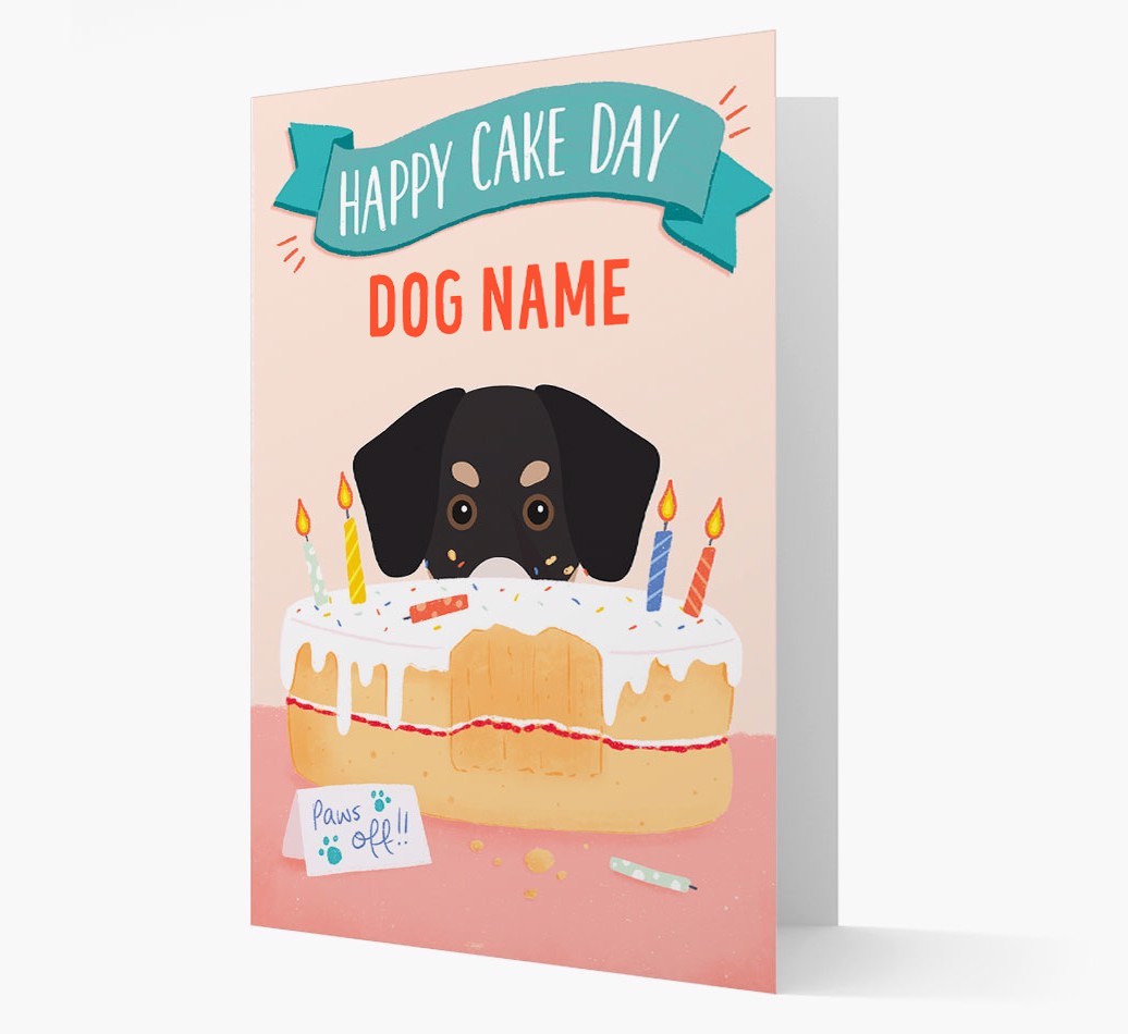 Happy Cake Day: Personalised {breedFullName} Card