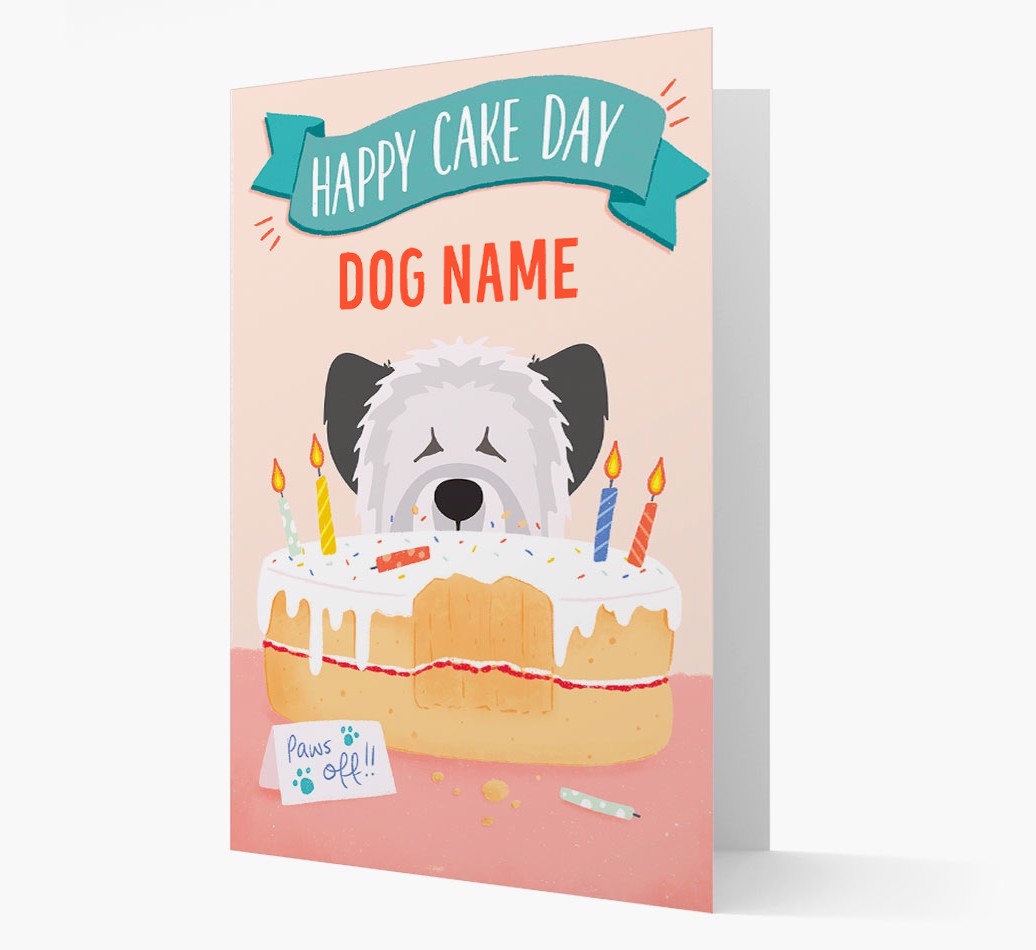 Happy Cake Day: Personalised {breedFullName} Card