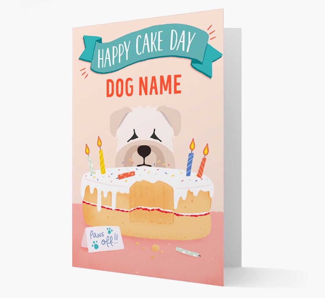 Happy Cake Day: Personalised {breedFullName} Card