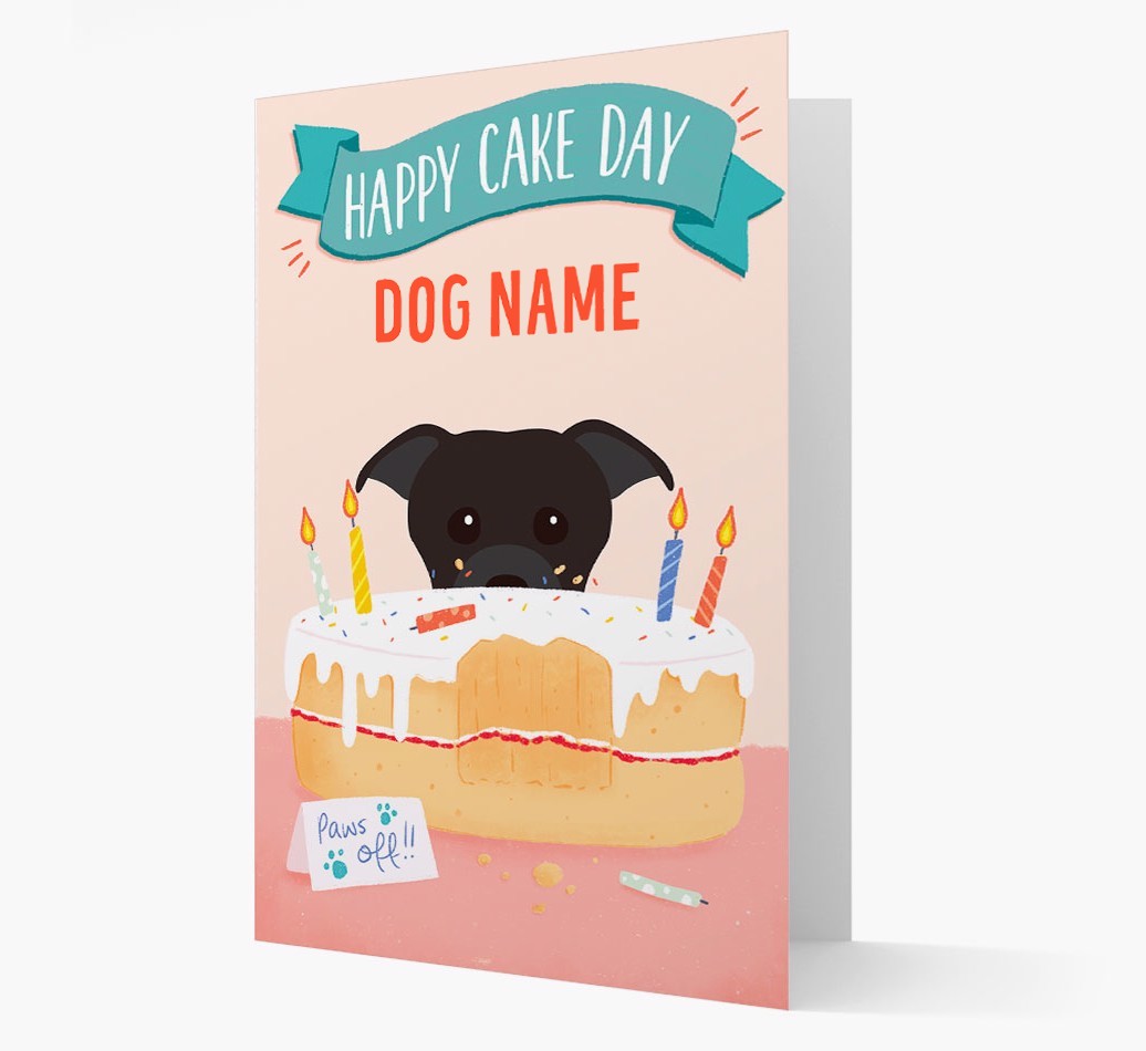 Happy Cake Day: Personalized {breedFullName} Card