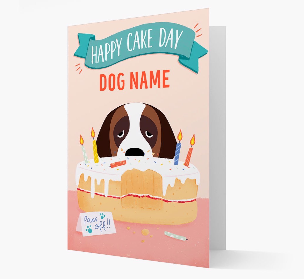 Happy Cake Day: Personalised {breedFullName} Card