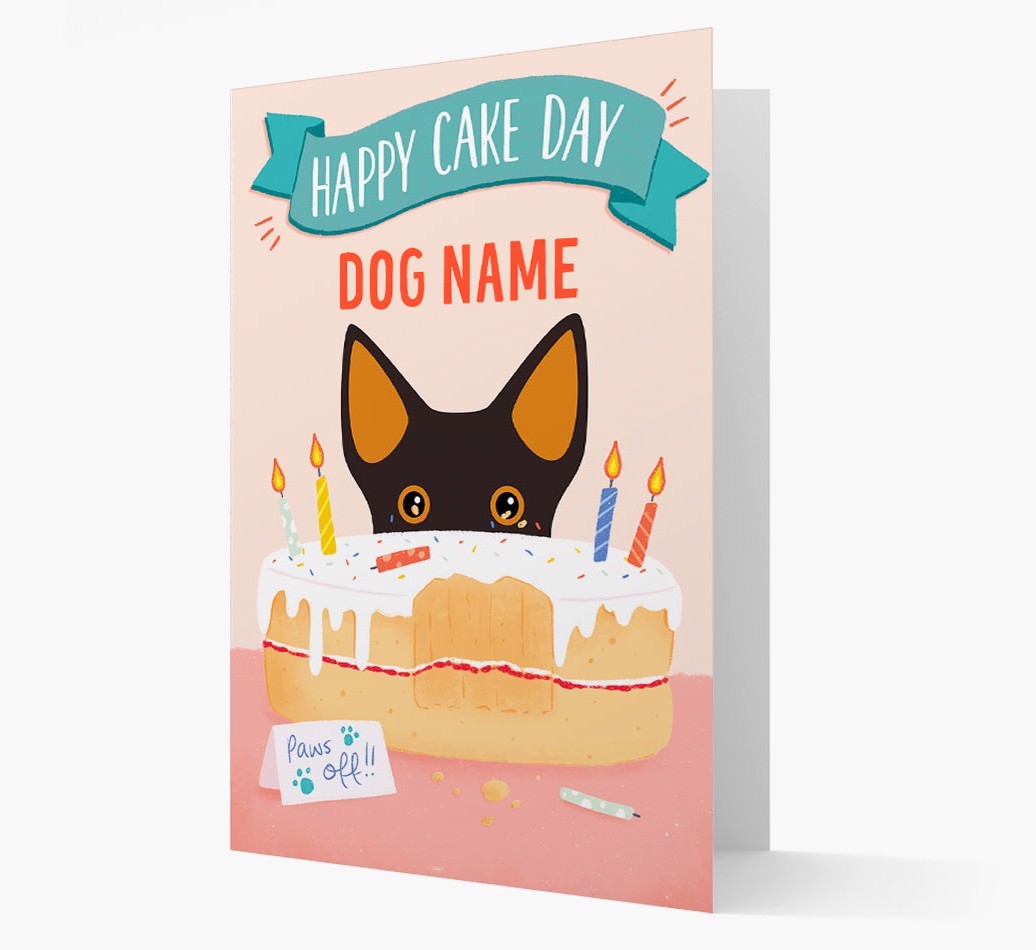Happy Cake Day: Personalised {breedFullName} Card