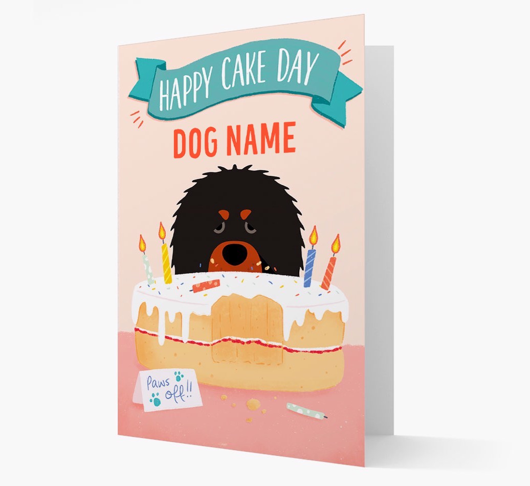 Happy Cake Day: Personalised {breedFullName} Card