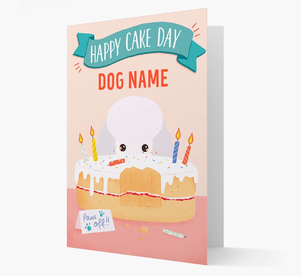 Happy Cake Day: Personalised {breedFullName} Card