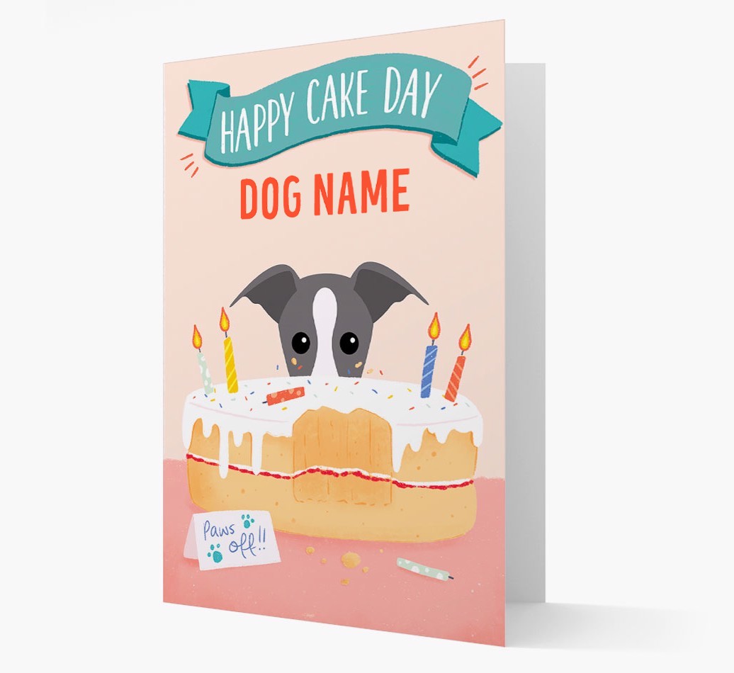 Happy Cake Day: Personalised {breedFullName} Card