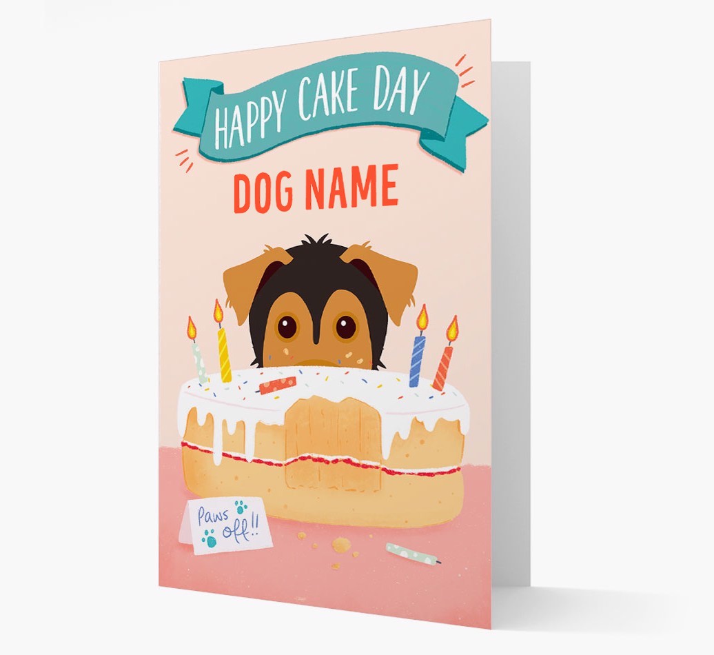 Happy Cake Day: Personalised {breedFullName} Card