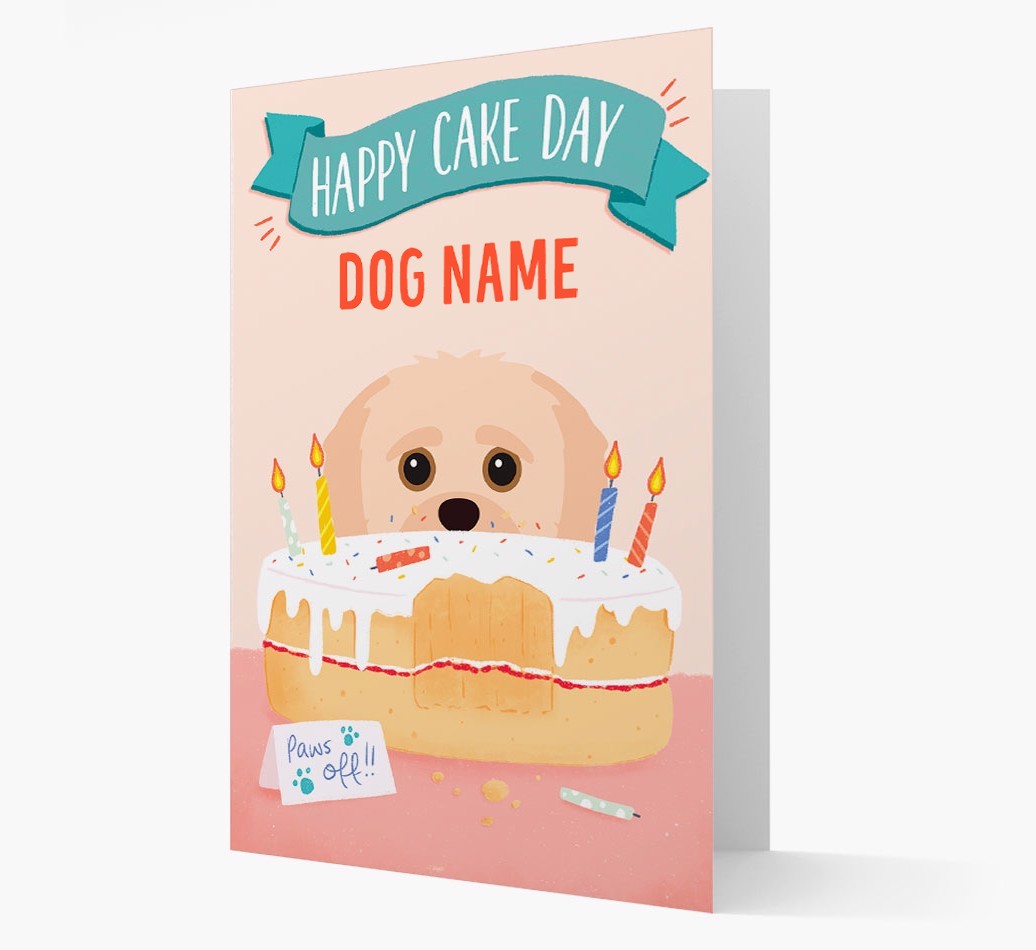 Happy Cake Day: Personalised {breedFullName} Card
