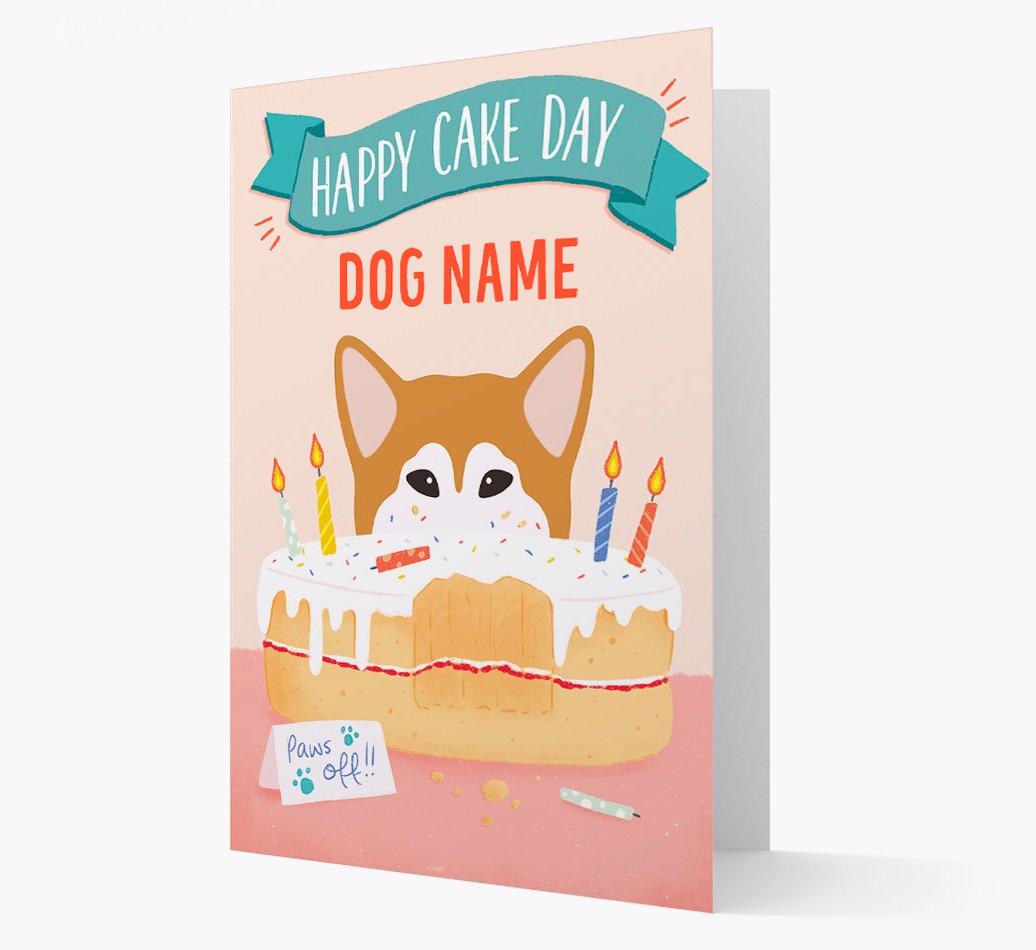 Happy Cake Day: Personalized {breedFullName} Card