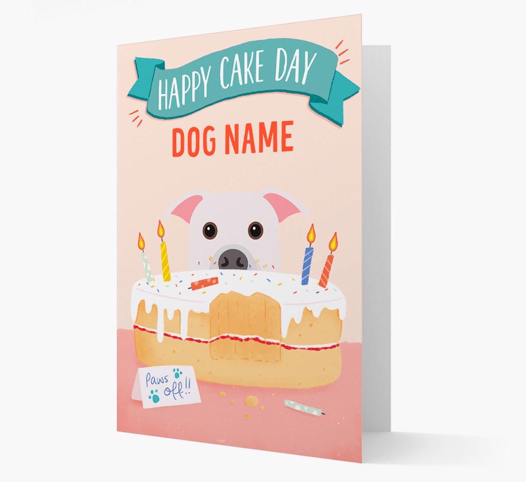 Happy Cake Day: Personalized {breedFullName} Card