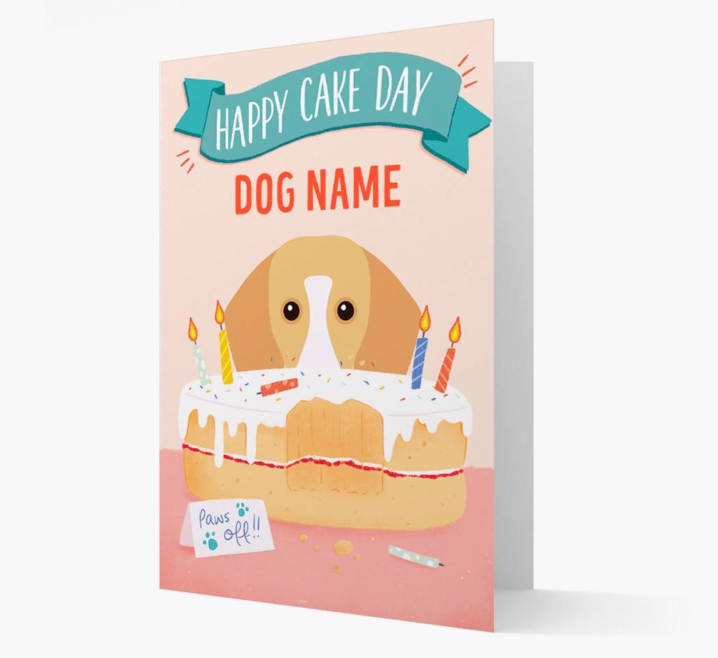 Happy Cake Day: Personalized {breedFullName} Card