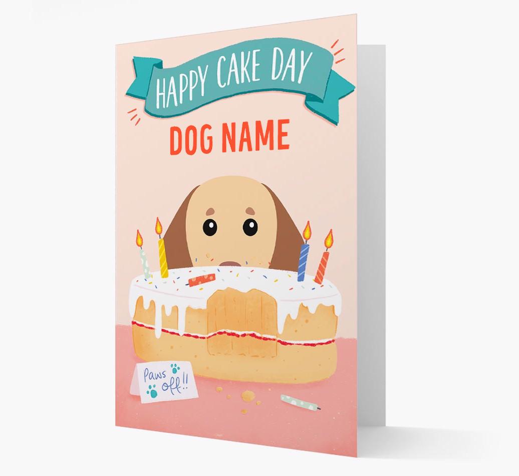 Happy Cake Day: Personalized {breedFullName} Card