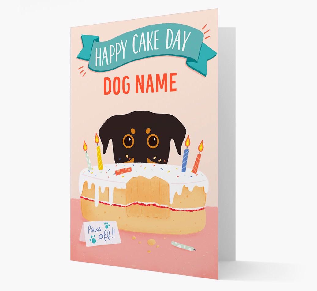 Happy Cake Day: Personalized {breedFullName} Card