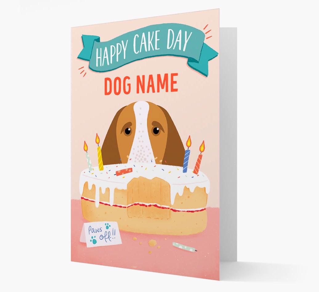 Happy Cake Day: Personalized {breedFullName} Card