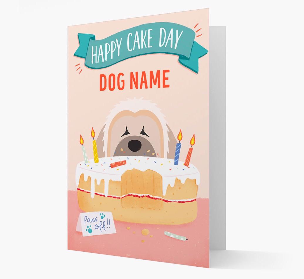 Happy Cake Day: Personalized {breedFullName} Card