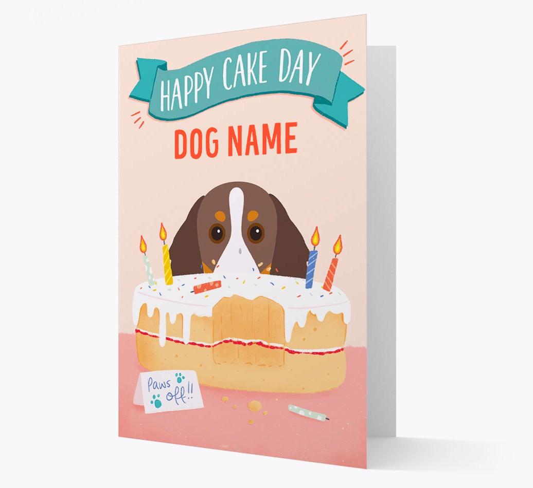 Happy Cake Day: Personalized {breedFullName} Card