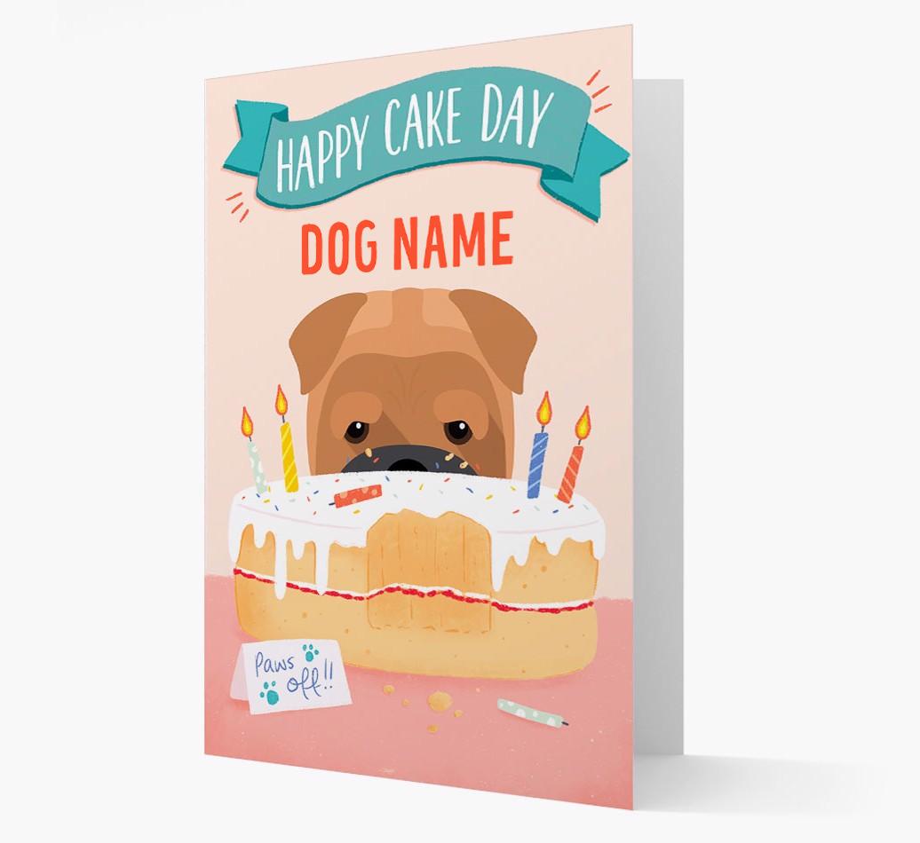 Happy Cake Day: Personalized {breedFullName} Card