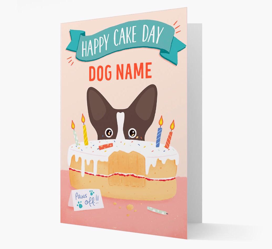 Happy Cake Day: Personalized {breedFullName} Card