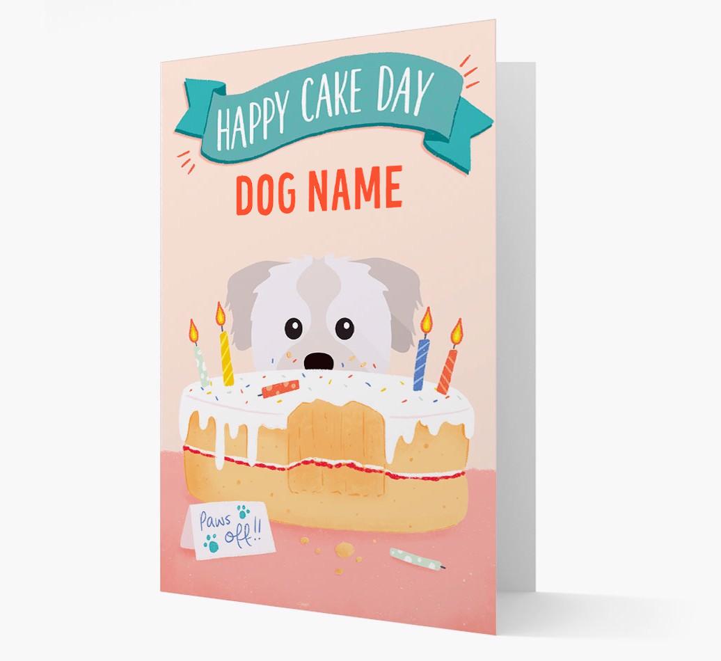 Happy Cake Day: Personalized {breedFullName} Card