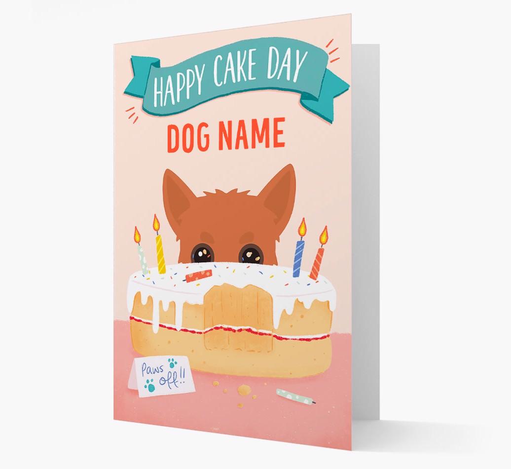 Happy Cake Day: Personalized {breedFullName} Card