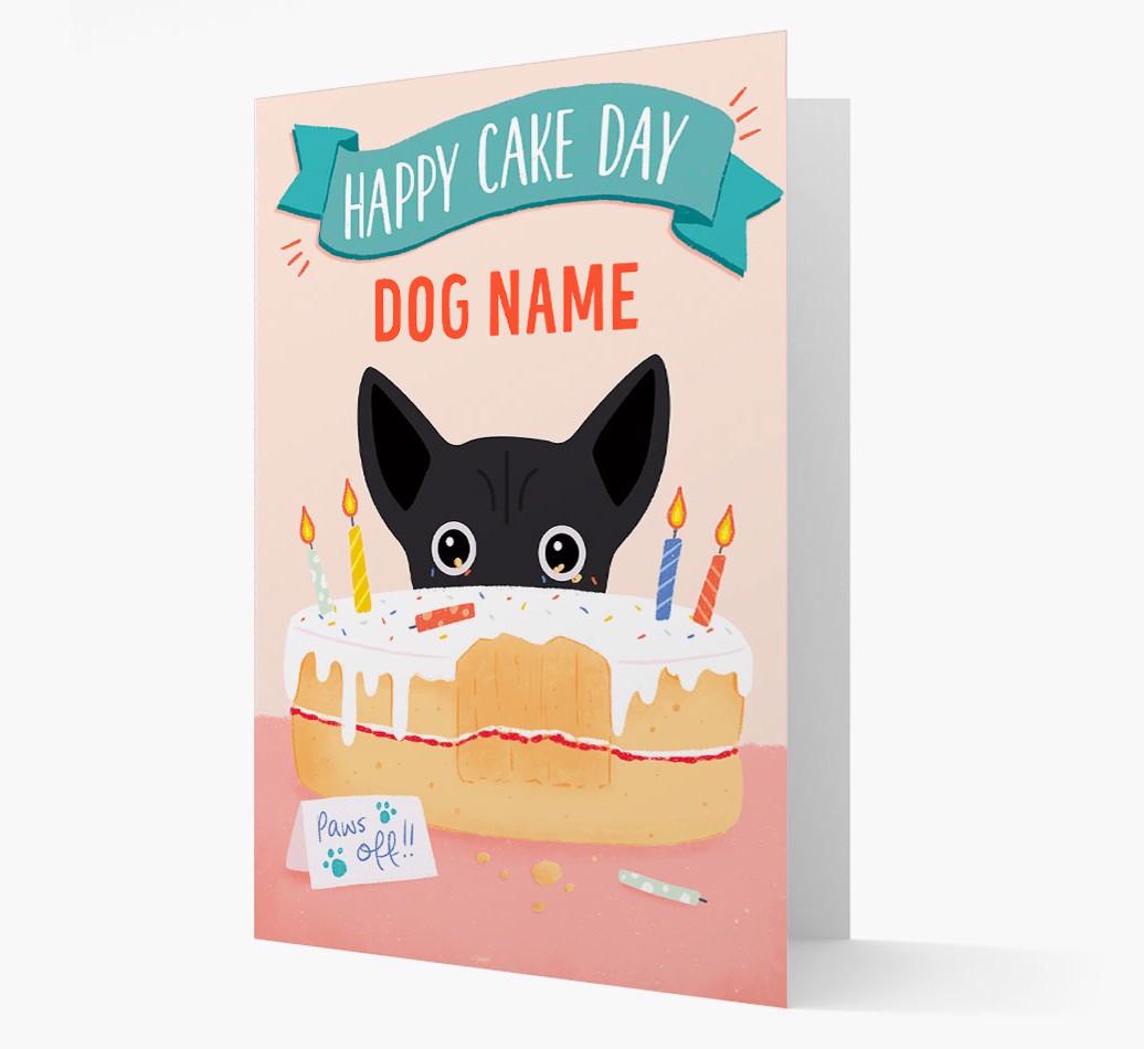 Happy Cake Day: Personalized {breedFullName} Card