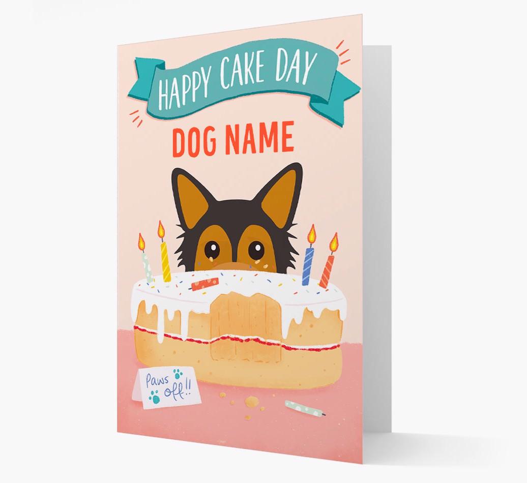 Happy Cake Day: Personalized {breedFullName} Card
