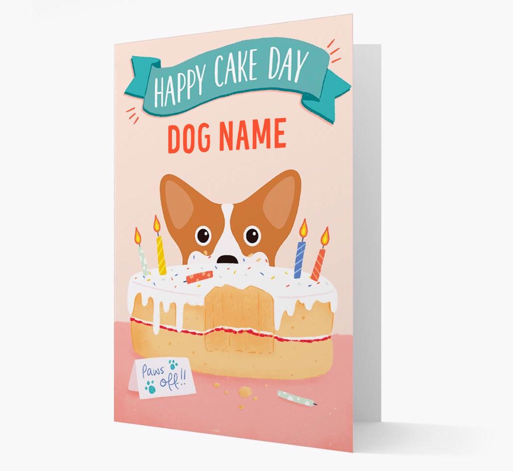 Happy Cake Day: Personalized {breedFullName} Card