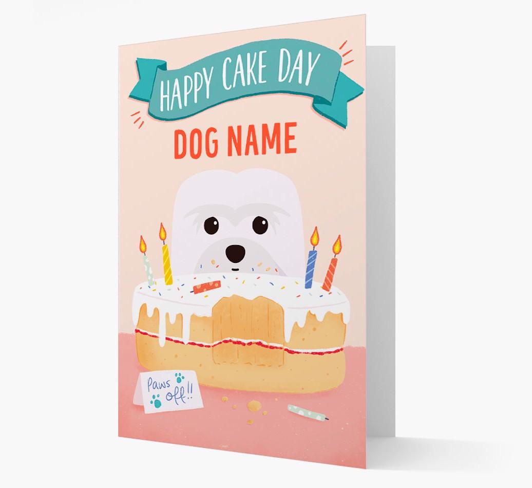 Happy Cake Day: Personalized {breedFullName} Card