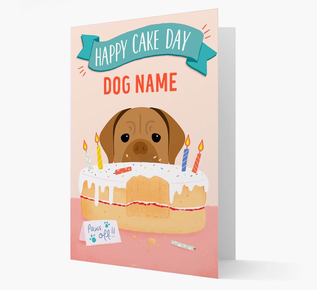 Happy Cake Day: Personalized {breedFullName} Card
