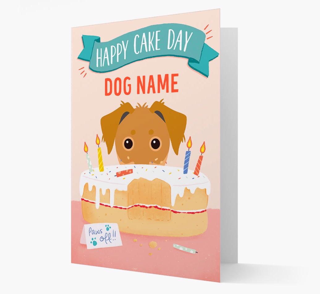 Happy Cake Day: Personalized {breedFullName} Card