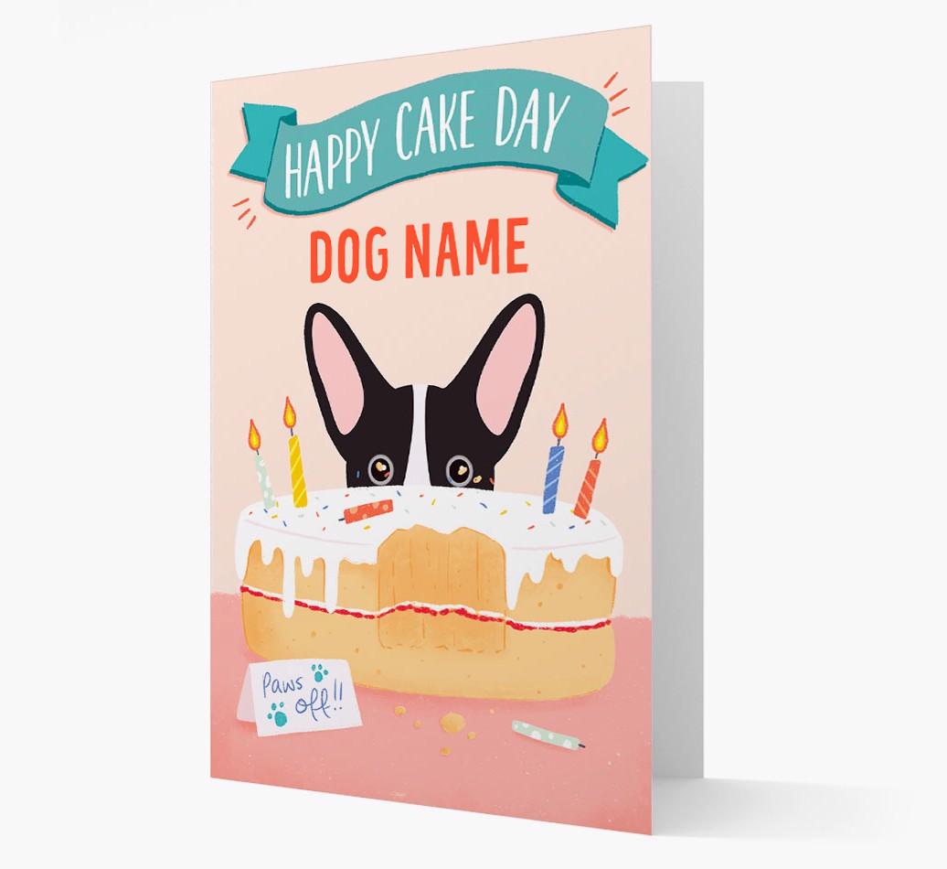 Happy Cake Day: Personalized {breedFullName} Card