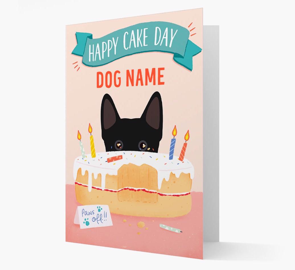 Happy Cake Day: Personalized {breedFullName} Card