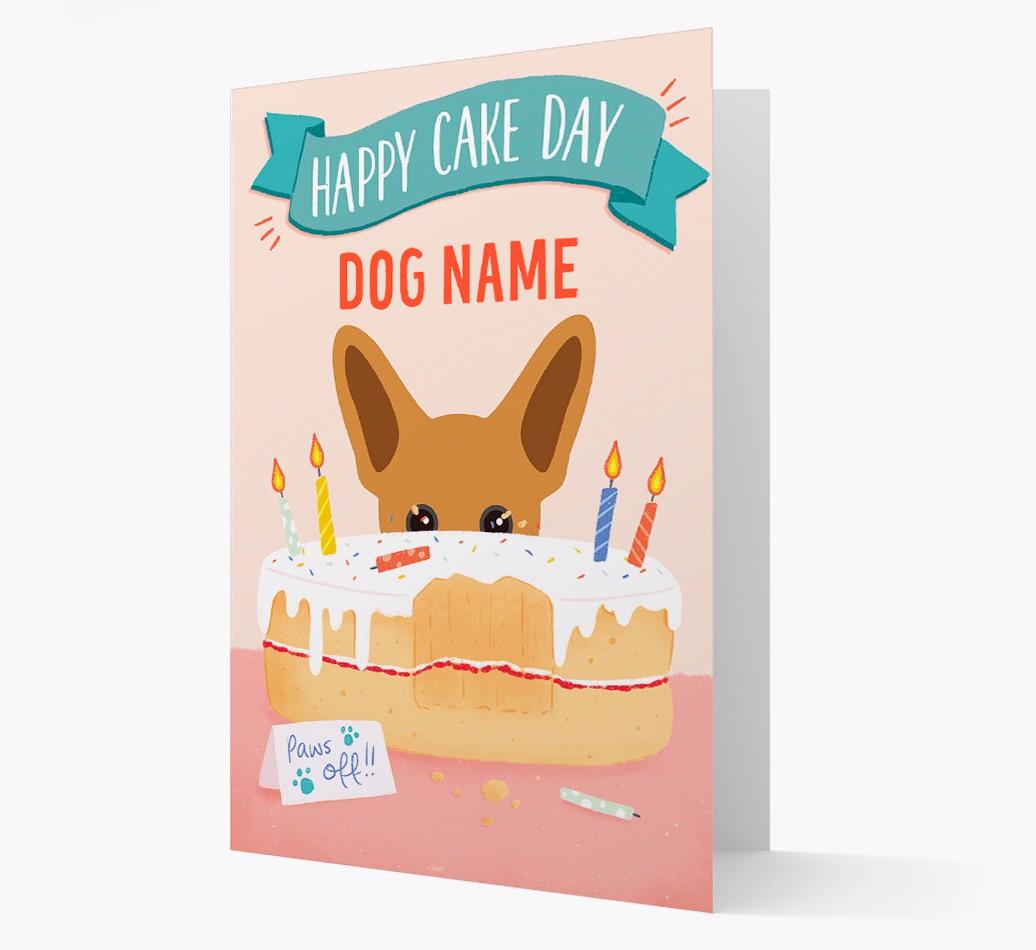 Happy Cake Day: Personalized {breedFullName} Card