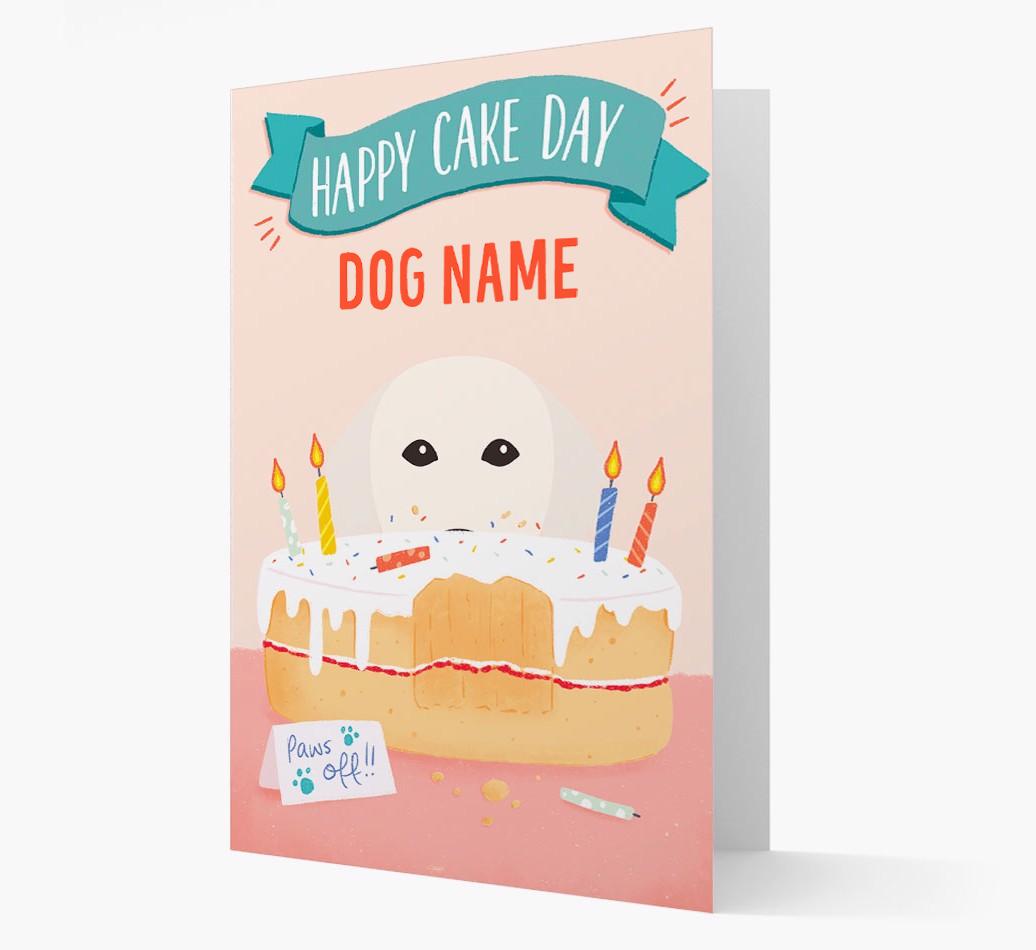 Happy Cake Day: Personalized {breedFullName} Card