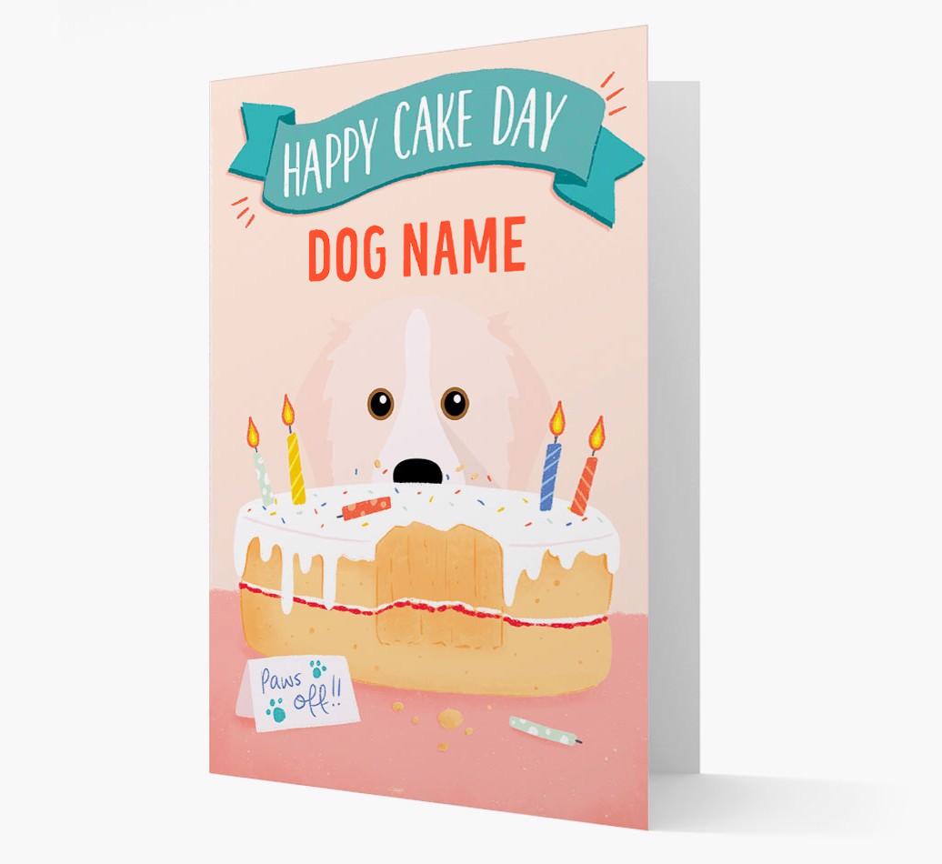 Happy Cake Day: Personalised {breedFullName} Card