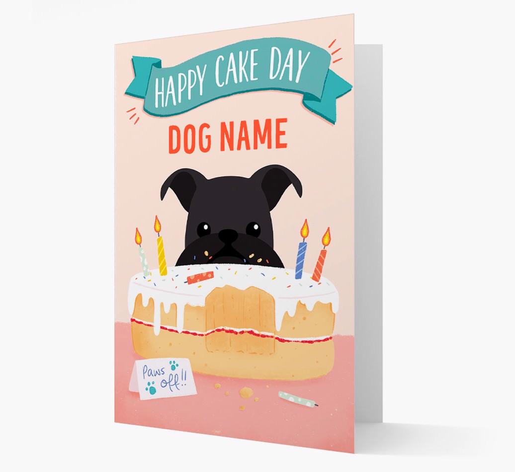 Happy Cake Day: Personalized {breedFullName} Card