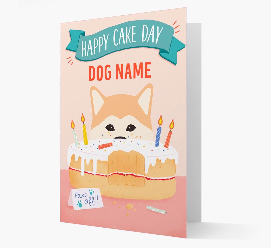 Happy Cake Day: Personalized {breedFullName} Card